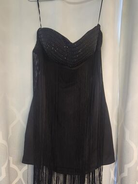 malibu mini dress Malibu Twirl Sequin Mini Turquoise / Large